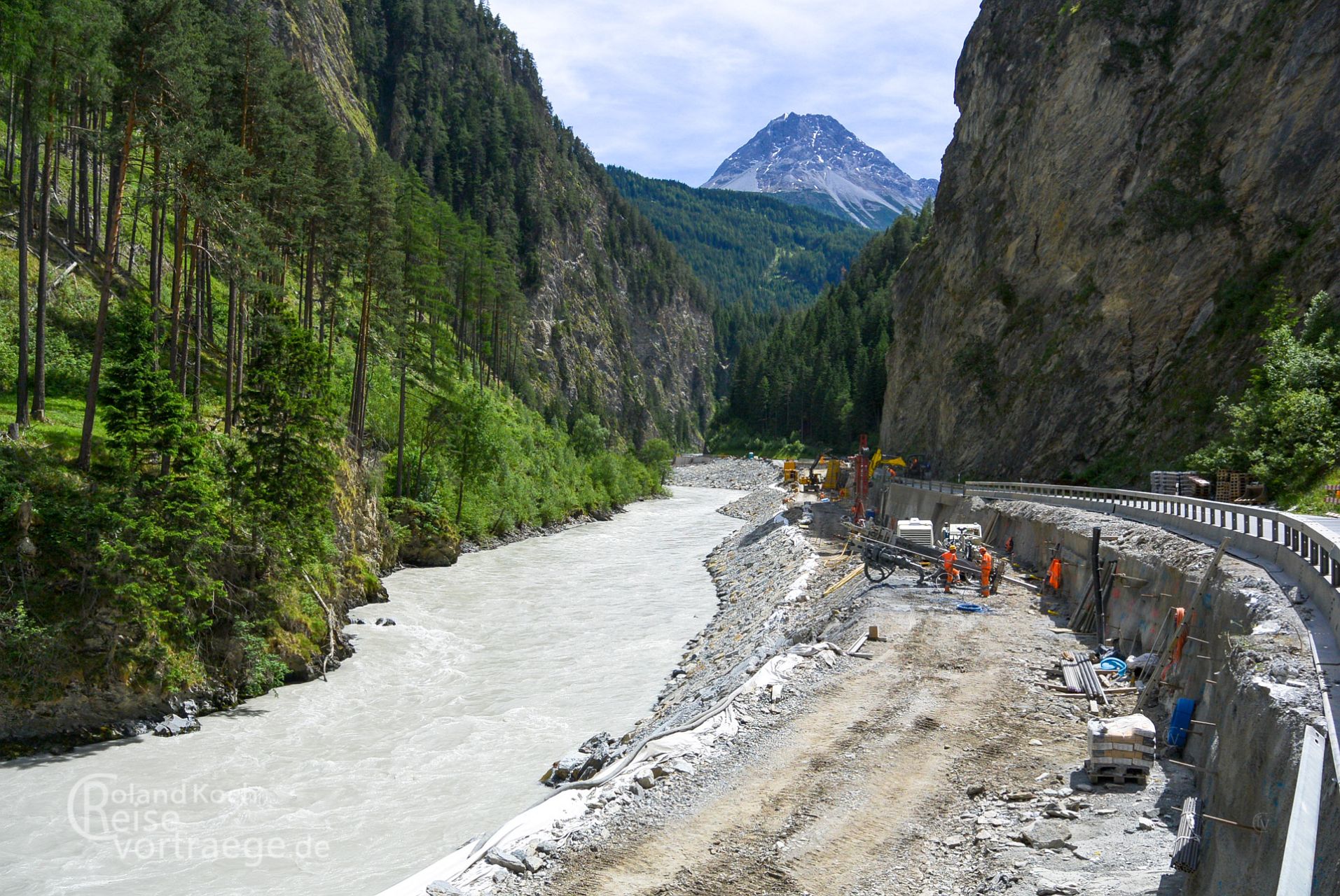 mit Kindern per Rad über die Alpen, Via Claudia Augusta, Umwege über die Schweiz entlang des Inns